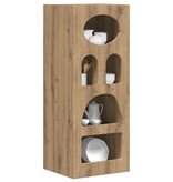 VidaXL Dressoir Artisan Eiken 40 x 35 x 100,5 cm Bewerkt hout