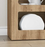 VidaXL Dressoir Artisan Eiken 40 x 35 x 100,5 cm Bewerkt hout