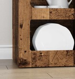 VidaXL Dressoir Oudhout 40 x 35 x 100,5 cm Bewerkt hout