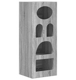 VidaXL Dressoir Grijs Sonoma 40 x 35 x 100,5 cm Bewerkt hout