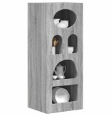 VidaXL Dressoir Grijs Sonoma 40 x 35 x 100,5 cm Bewerkt hout