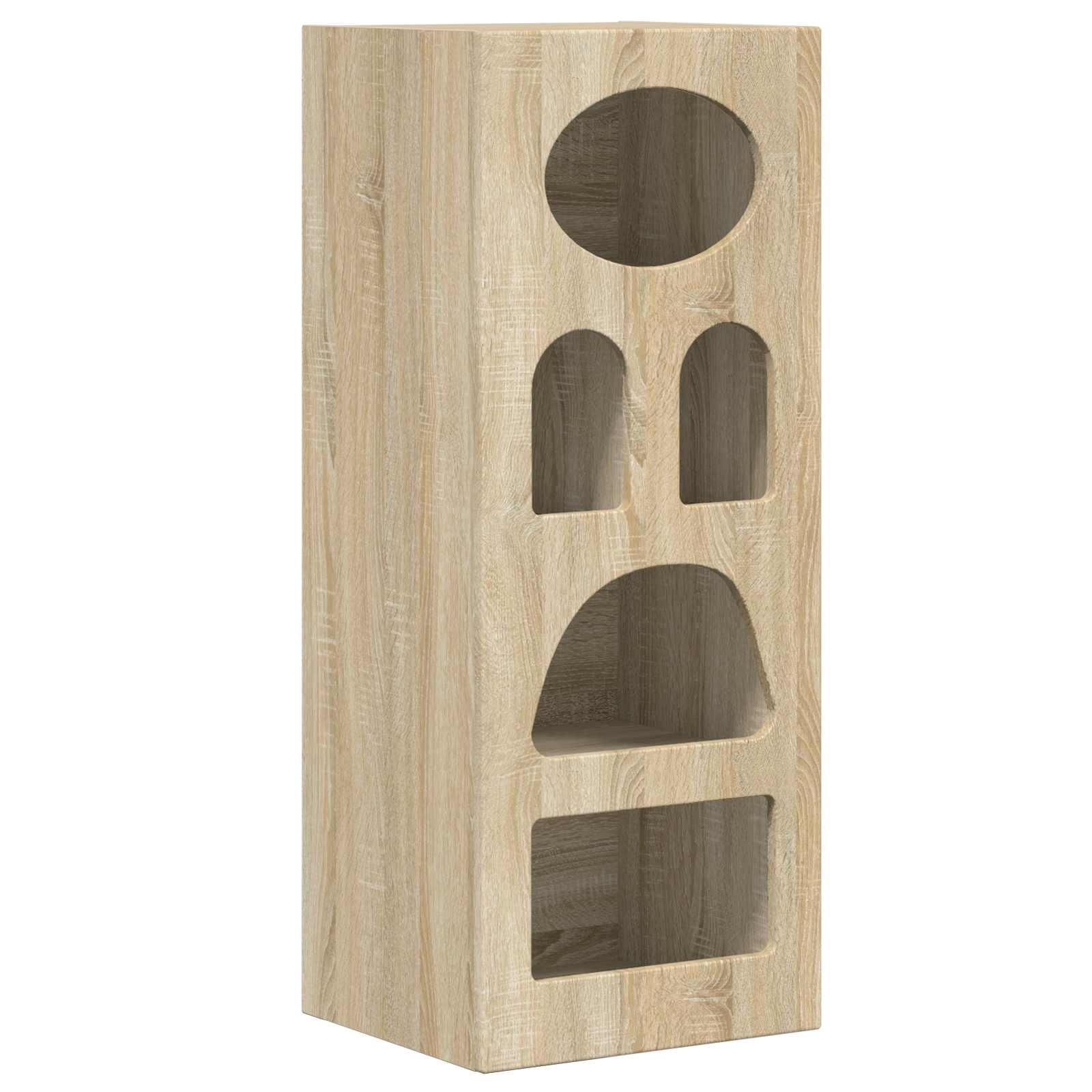 VidaXL Dressoir Sonoma Eiken 40 x 35 x 100,5 cm Bewerkt hout