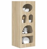 VidaXL Dressoir Sonoma Eiken 40 x 35 x 100,5 cm Bewerkt hout