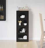 VidaXL Dressoir Zwart 40 x 35 x 100,5 cm Bewerkt hout