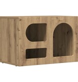 VidaXL TV-kast Artisan Eiken 60 x 35 x 40 cm Bewerkt hout