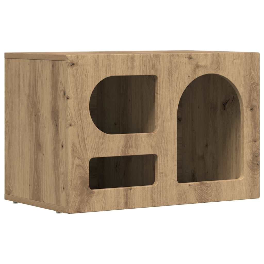VidaXL TV-kast Artisan Eiken 60 x 35 x 40 cm Bewerkt hout