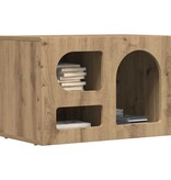 VidaXL TV-kast Artisan Eiken 60 x 35 x 40 cm Bewerkt hout