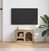 VidaXL TV-kast Artisan Eiken 60 x 35 x 40 cm Bewerkt hout