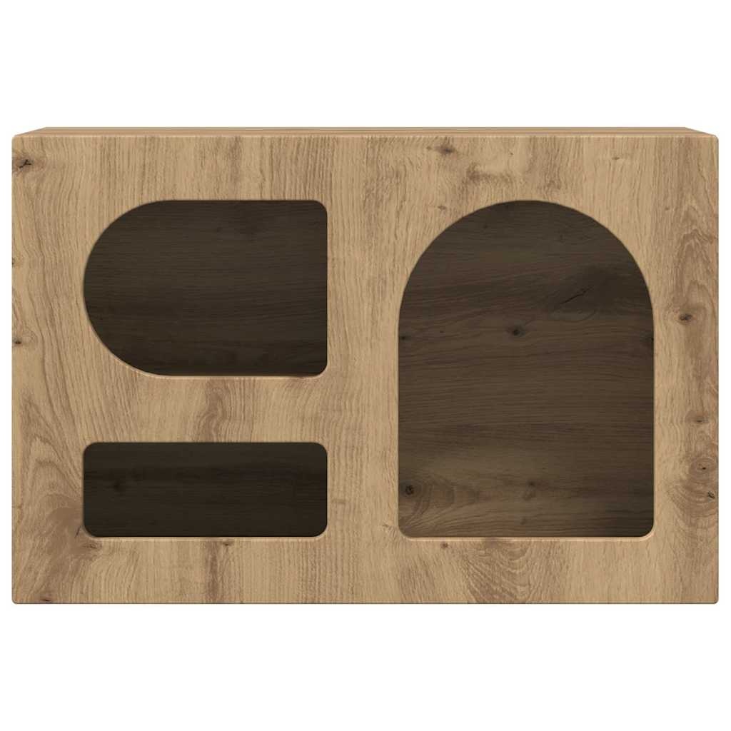 VidaXL TV-kast Artisan Eiken 60 x 35 x 40 cm Bewerkt hout
