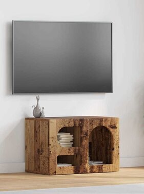 VidaXL TV-kast Oudhout 60 x 35 x 40 cm Bewerkt hout
