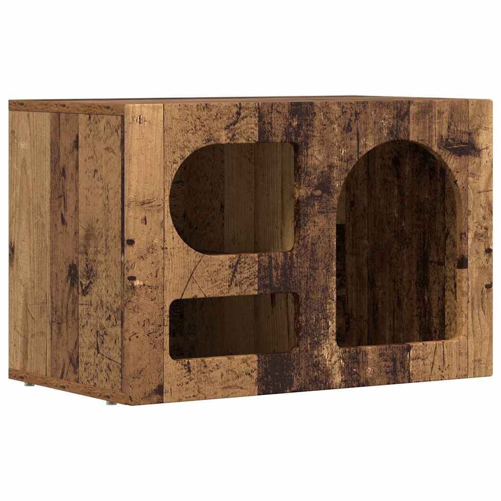 VidaXL TV-kast Oudhout 60 x 35 x 40 cm Bewerkt hout
