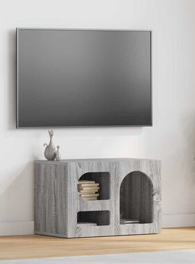 VidaXL TV-kast Grijs Sonoma 60 x 35 x 40 cm Bewerkt hout