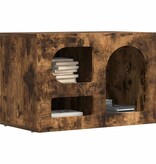 VidaXL TV-kast Gerookt eiken 60 x 35 x 40 cm Bewerkt hout