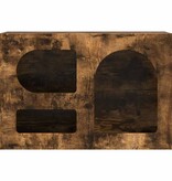 VidaXL TV-kast Gerookt eiken 60 x 35 x 40 cm Bewerkt hout