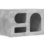 VidaXL TV-kast Beton Grijs 60 x 35 x 40 cm Bewerkt hout