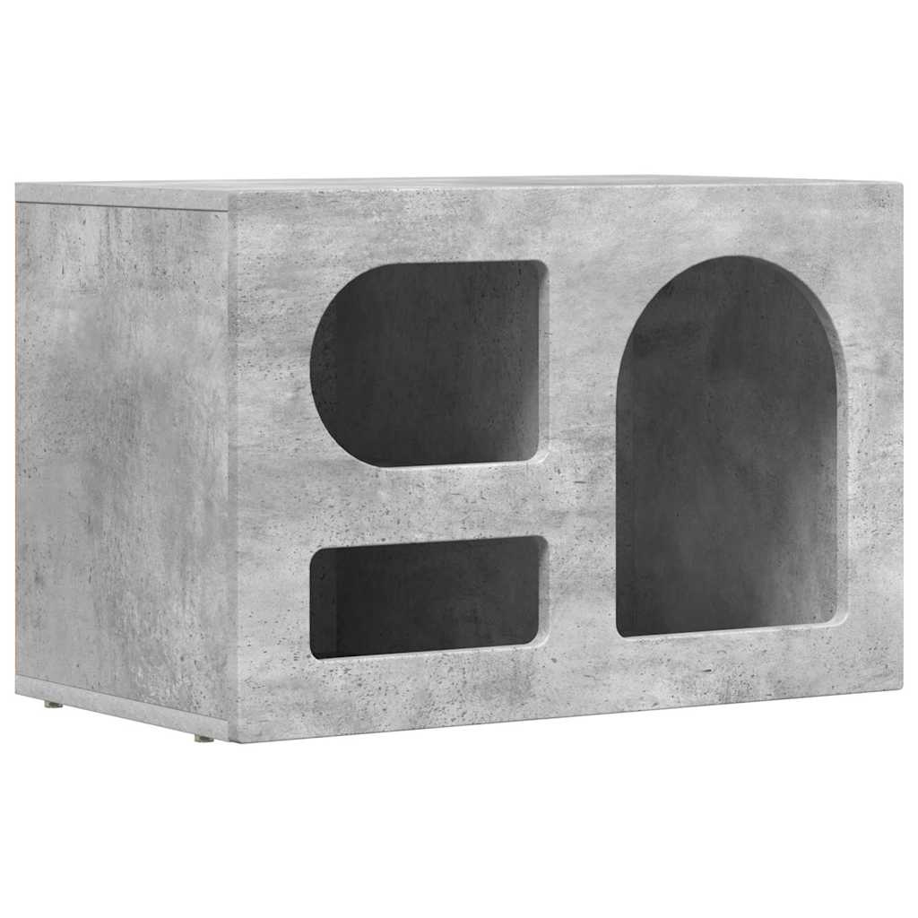 VidaXL TV-kast Beton Grijs 60 x 35 x 40 cm Bewerkt hout