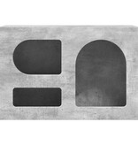 VidaXL TV-kast Beton Grijs 60 x 35 x 40 cm Bewerkt hout