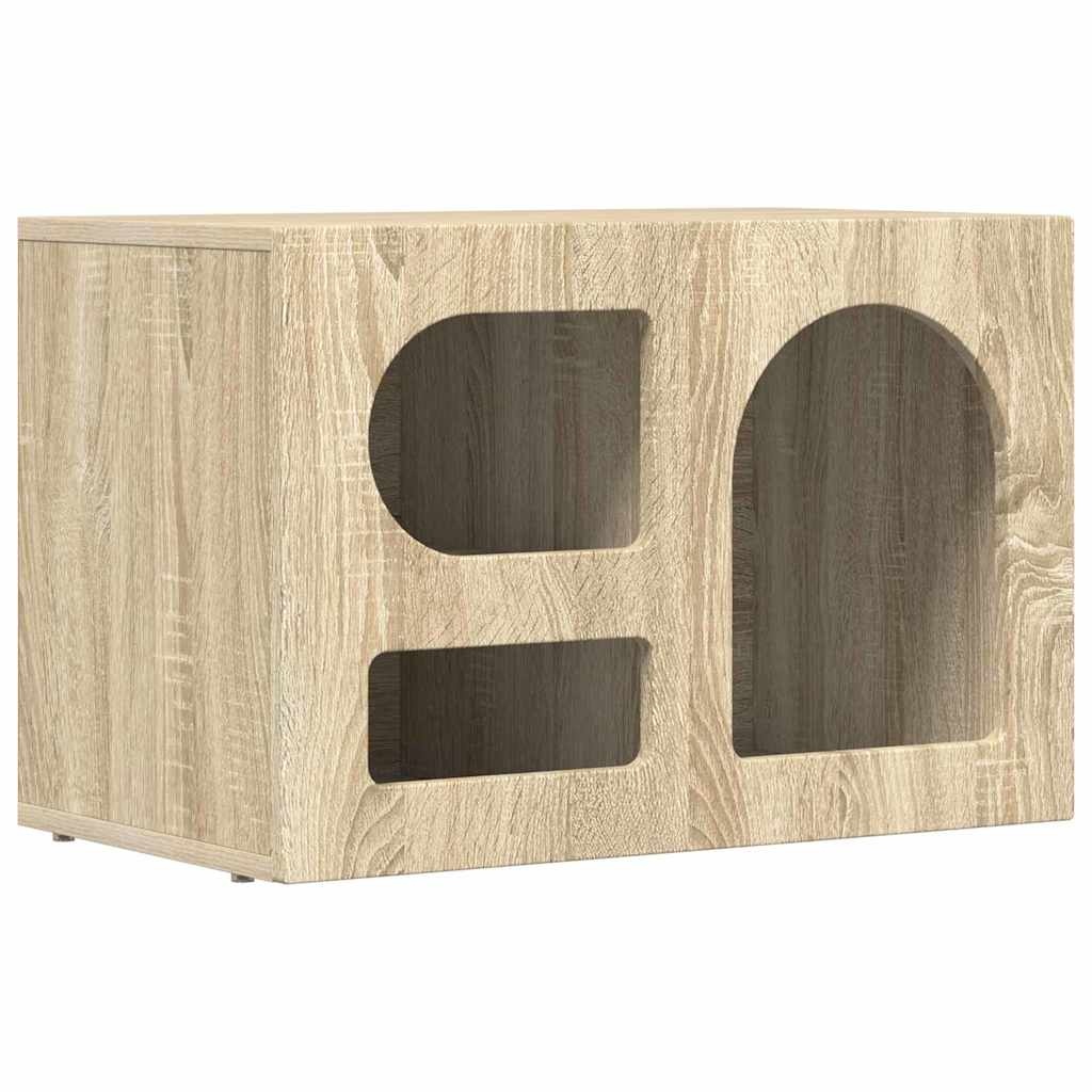 VidaXL TV-kast Sonoma Eiken 60 x 35 x 40 cm Bewerkt hout