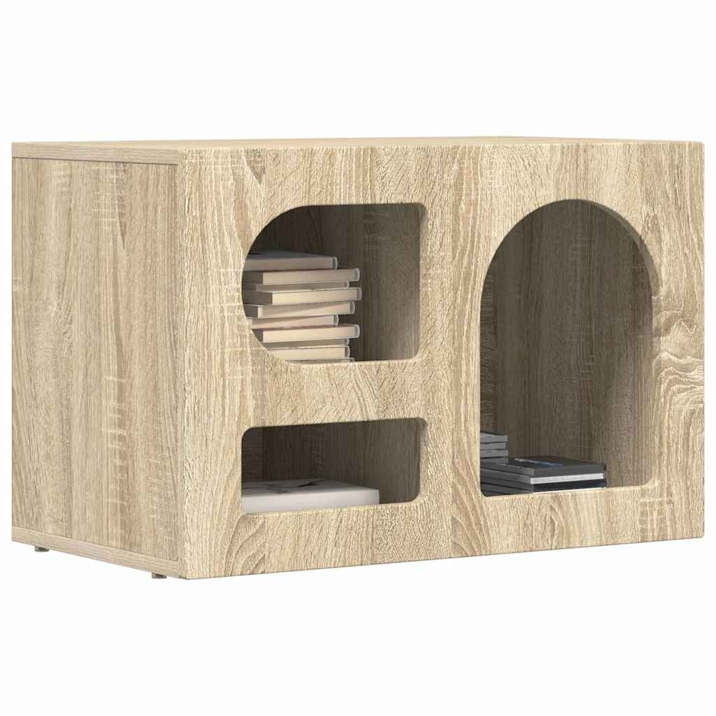 VidaXL TV-kast Sonoma Eiken 60 x 35 x 40 cm Bewerkt hout