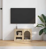 VidaXL TV-kast Sonoma Eiken 60 x 35 x 40 cm Bewerkt hout