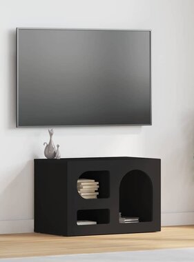 VidaXL TV-kast Zwart 60 x 35 x 40 cm Bewerkt hout