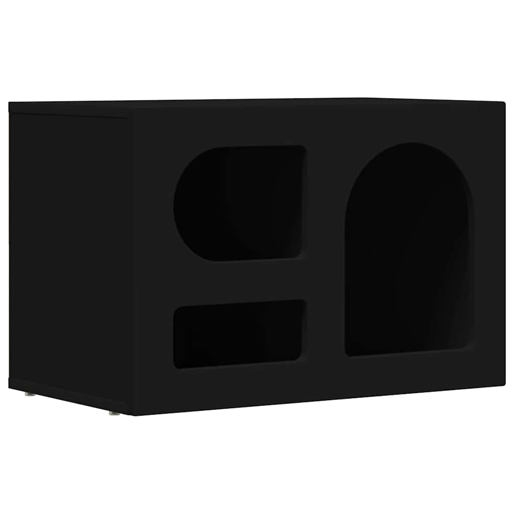 VidaXL TV-kast Zwart 60 x 35 x 40 cm Bewerkt hout