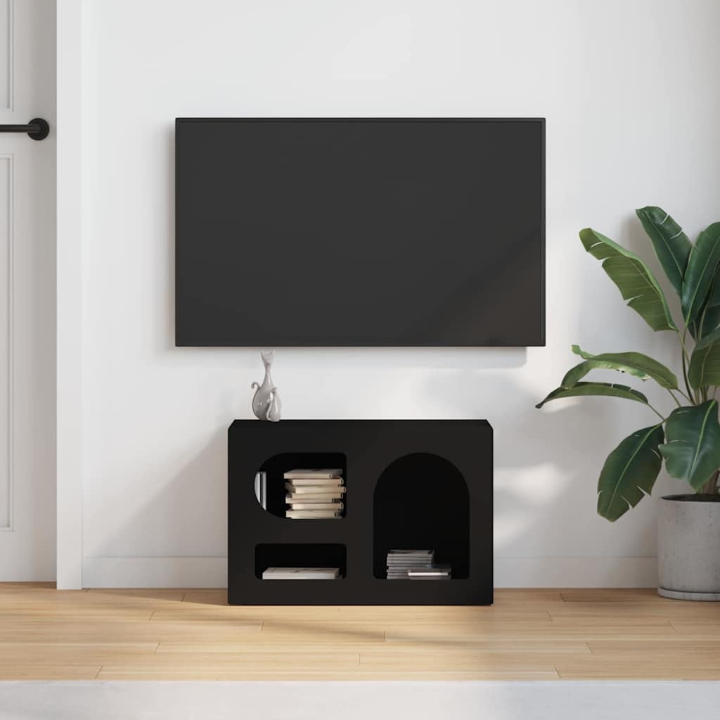 VidaXL TV-kast Zwart 60 x 35 x 40 cm Bewerkt hout