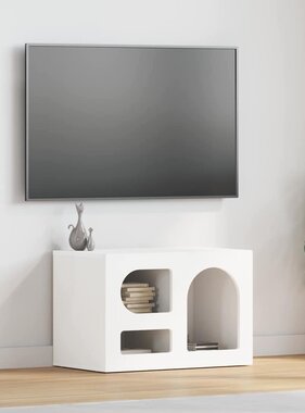 VidaXL TV-kast Wit 60 x 35 x 40 cm Bewerkt hout