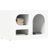 VidaXL TV-kast Wit 60 x 35 x 40 cm Bewerkt hout