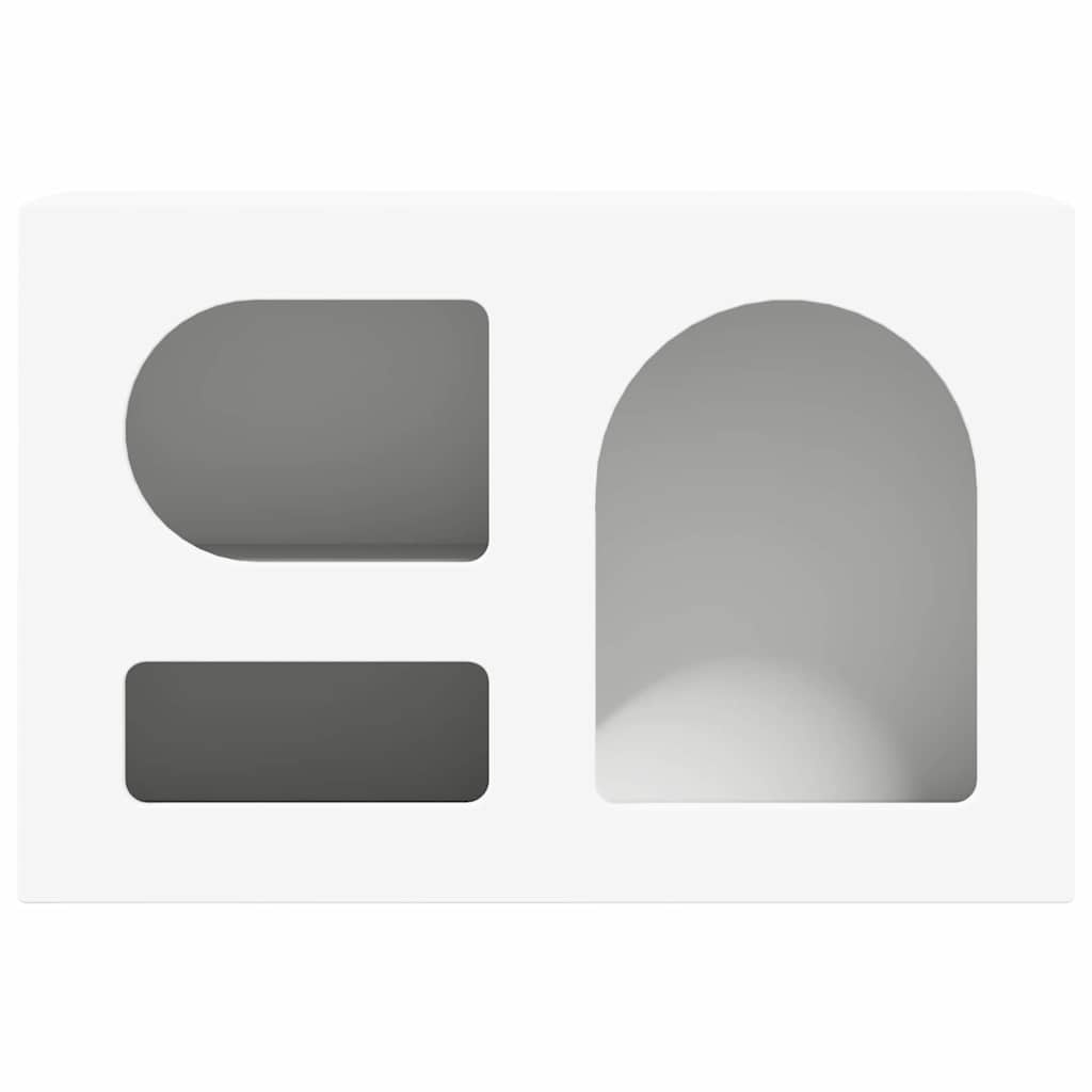 VidaXL TV-kast Wit 60 x 35 x 40 cm Bewerkt hout