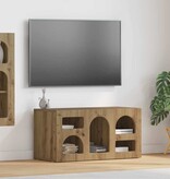 VidaXL TV-kast Artisan Eiken 80 x 35 x 40 cm Bewerkt hout