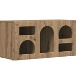 VidaXL TV-kast Artisan Eiken 80 x 35 x 40 cm Bewerkt hout