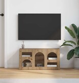 VidaXL TV-kast Artisan Eiken 80 x 35 x 40 cm Bewerkt hout
