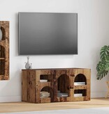 VidaXL TV-kast Oudhout 80 x 35 x 40 cm Bewerkt hout