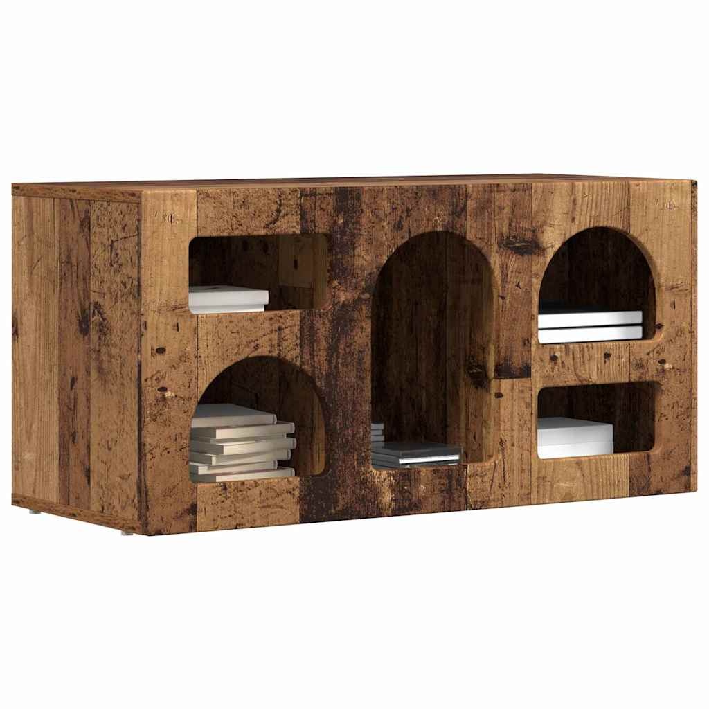 VidaXL TV-kast Oudhout 80 x 35 x 40 cm Bewerkt hout
