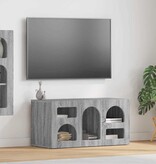 VidaXL TV-kast Grijs Sonoma 80 x 35 x 40 cm Bewerkt hout