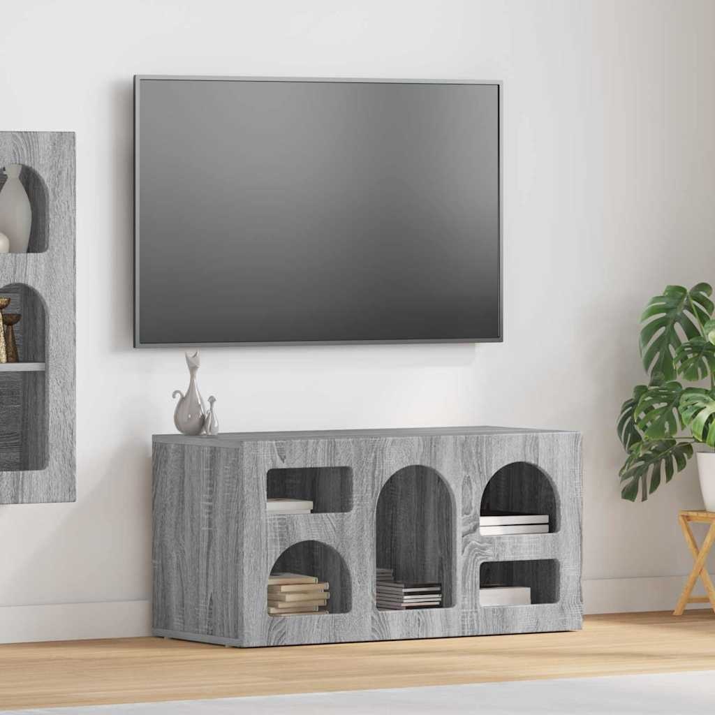 VidaXL TV-kast Grijs Sonoma 80 x 35 x 40 cm Bewerkt hout