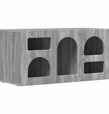 VidaXL TV-kast Grijs Sonoma 80 x 35 x 40 cm Bewerkt hout