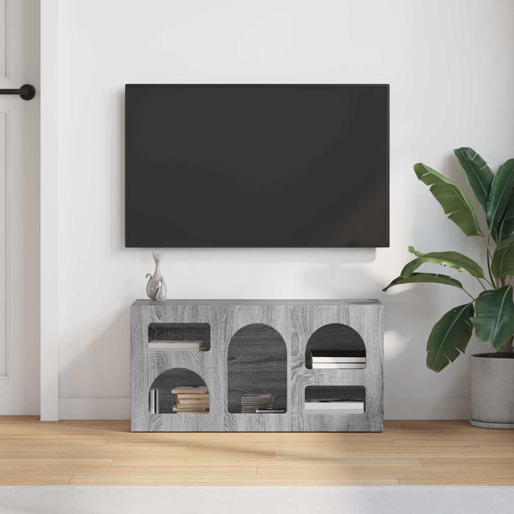 VidaXL TV-kast Grijs Sonoma 80 x 35 x 40 cm Bewerkt hout