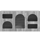 VidaXL TV-kast Grijs Sonoma 80 x 35 x 40 cm Bewerkt hout