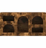 VidaXL TV-kast Gerookt eiken 80 x 35 x 40 cm Bewerkt hout