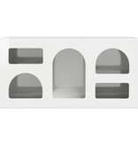 VidaXL TV-kast Hoogglans wit 80 x 35 x 40 cm Bewerkt hout