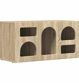 VidaXL TV-kast Sonoma Eiken 80 x 35 x 40 cm Bewerkt hout