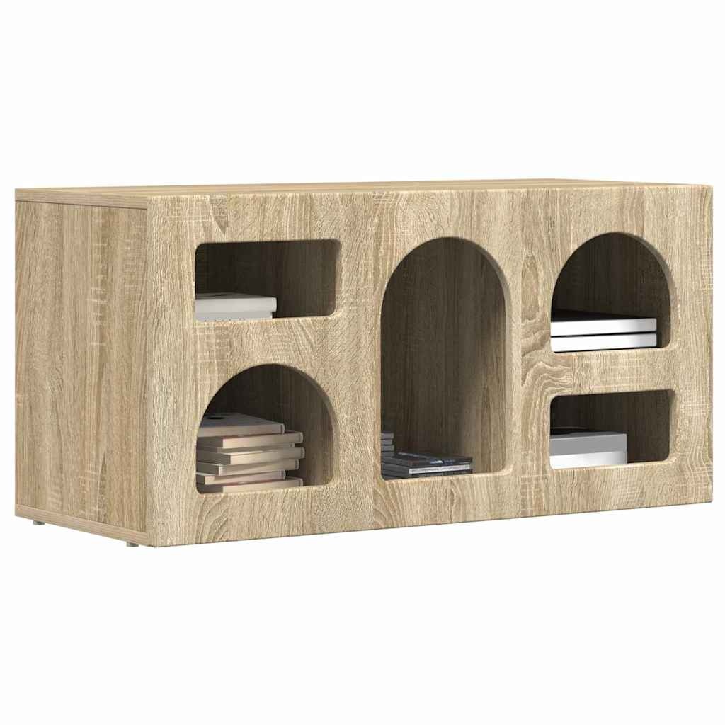 VidaXL TV-kast Sonoma Eiken 80 x 35 x 40 cm Bewerkt hout