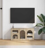 VidaXL TV-kast Sonoma Eiken 80 x 35 x 40 cm Bewerkt hout