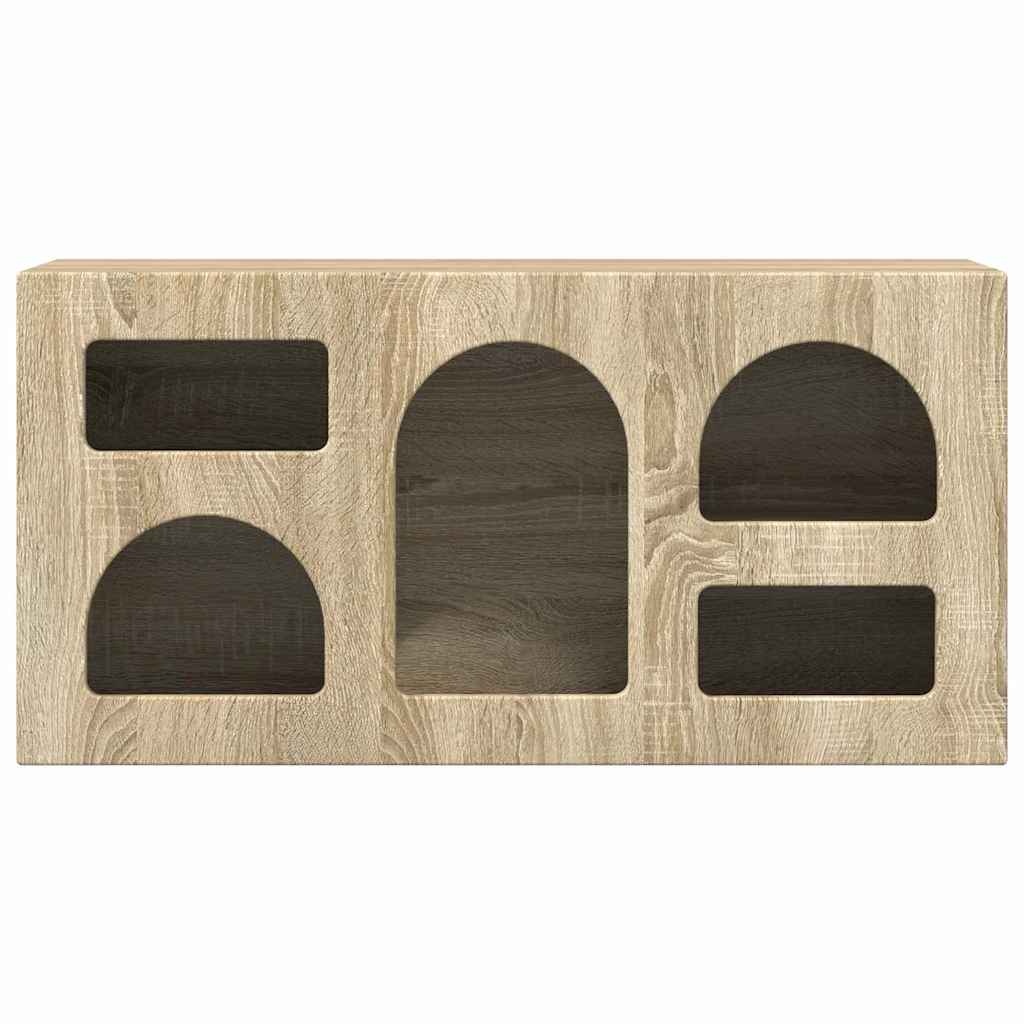 VidaXL TV-kast Sonoma Eiken 80 x 35 x 40 cm Bewerkt hout