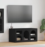 VidaXL TV-kast Zwart 80 x 35 x 40 cm Bewerkt hout