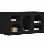 VidaXL TV-kast Zwart 80 x 35 x 40 cm Bewerkt hout