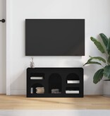 VidaXL TV-kast Zwart 80 x 35 x 40 cm Bewerkt hout