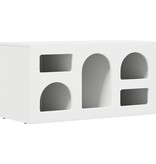 VidaXL TV-kast Wit 80 x 35 x 40 cm Bewerkt hout